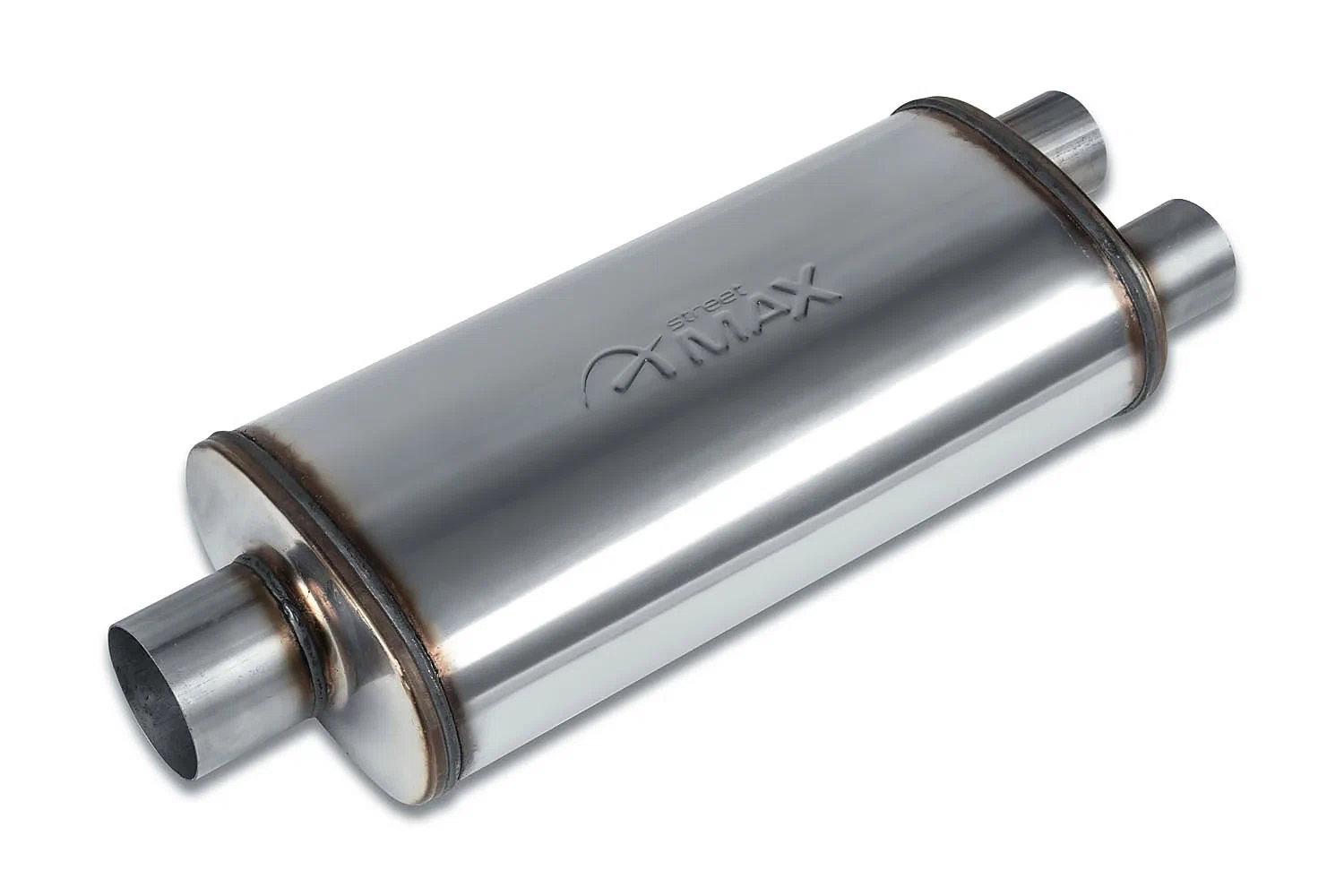 Fits 1980-86 GMC K1500 Suburban Straight Through Muffler-Stainless SM12278-JHPR
